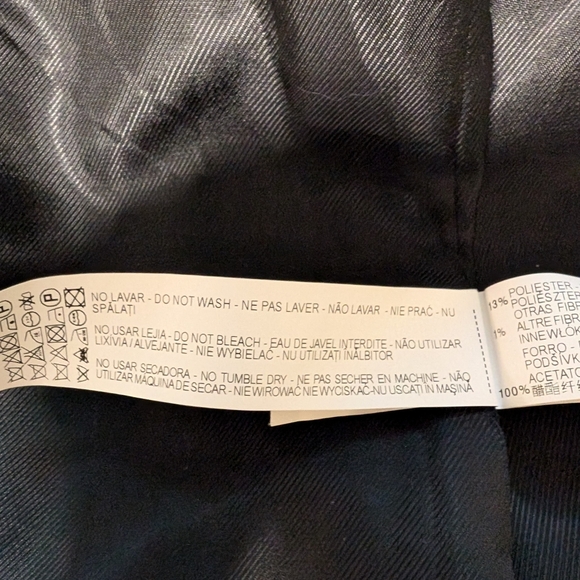 Zara Women's Brown & Black Leopard Print Double Breasted Wool Blend Jacket XS - Picture 6 of 9